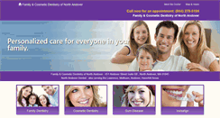 Desktop Screenshot of northandovercosmeticdentist.com